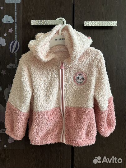 Кофта пушистая на молнии