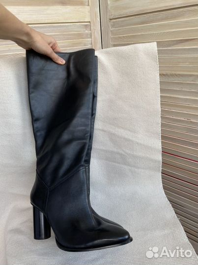 Сапоги Zara кожа 38