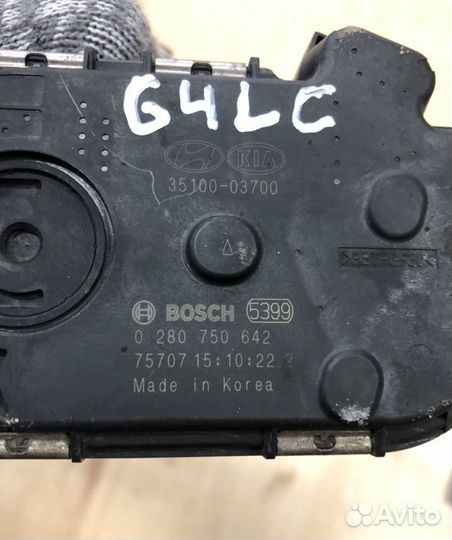 Дроссельная заслонка Kia Rio 4 Hyundai Solaris 2