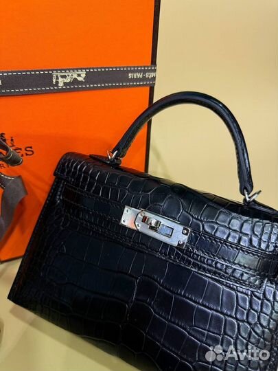 Сумка Hermes Kelly mini crocodile Оригинал