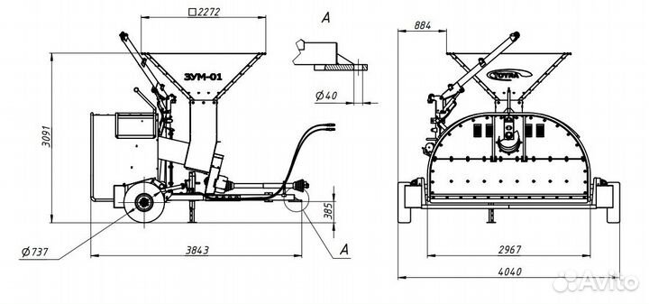 Упаковщик Gritan ЗУМ-01, 2023