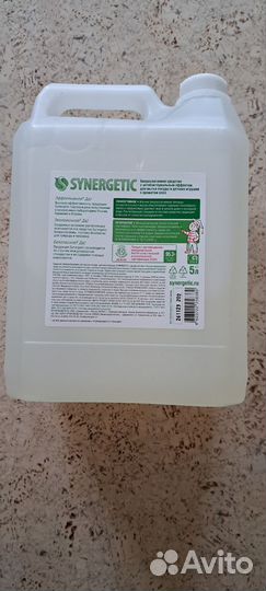 Гель для мытья посуды Synergetic 5л
