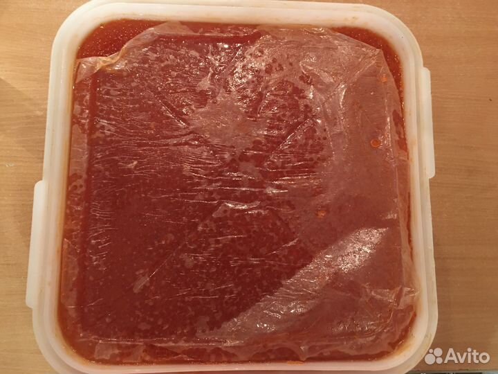 Красная икра кета