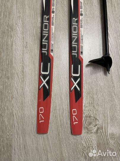 Беговые лыжи Nordway 170, палки 115