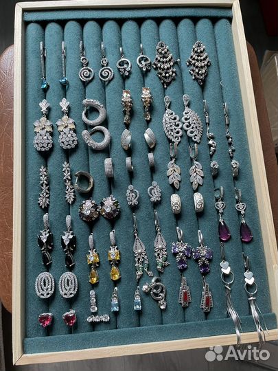 Серебряные серьги 925