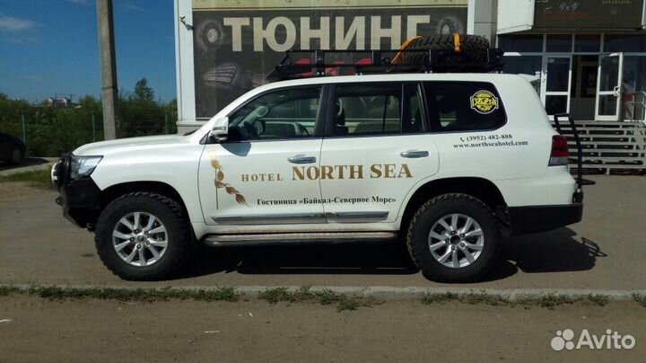 Пороги силовые Land Cruiser 200
