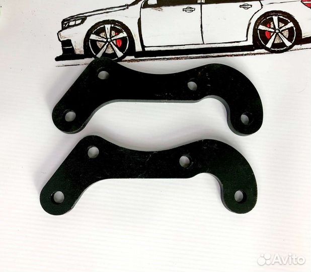 Нива Комплект перехода на суппорт 2108