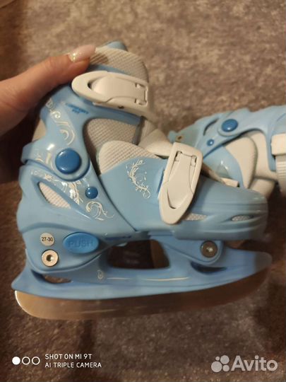 Коньки детские раздвижные 27, 28, 29, 30 размер