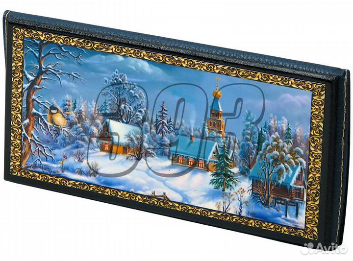 Записная книга Зимний вечер (большая) (24823)