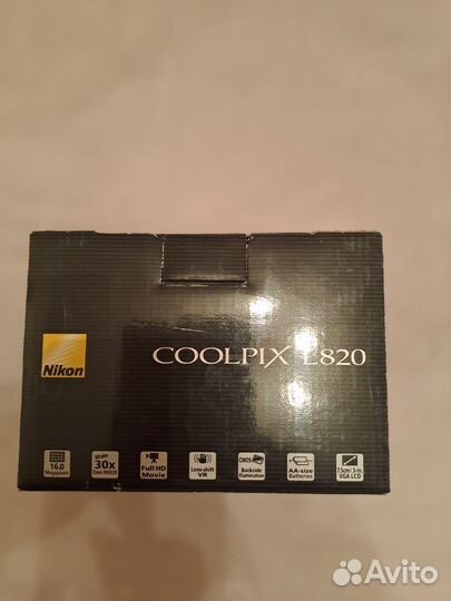 Фотоаппарат nikon coolpix l820