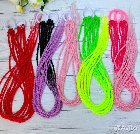 Косички на резинках