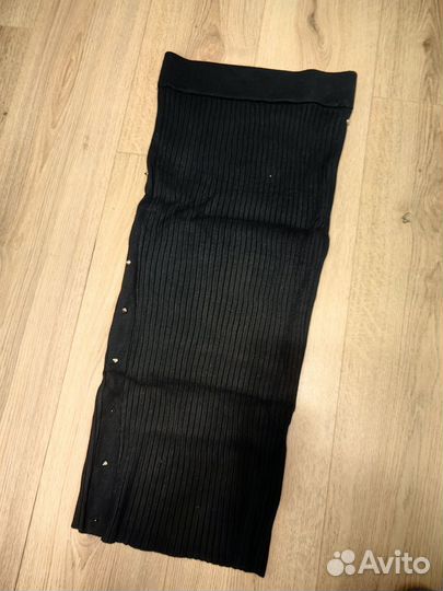 Юбка трикотажная с шипами