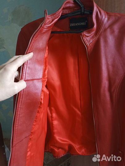 Кожаная куртка натуральная 44-46