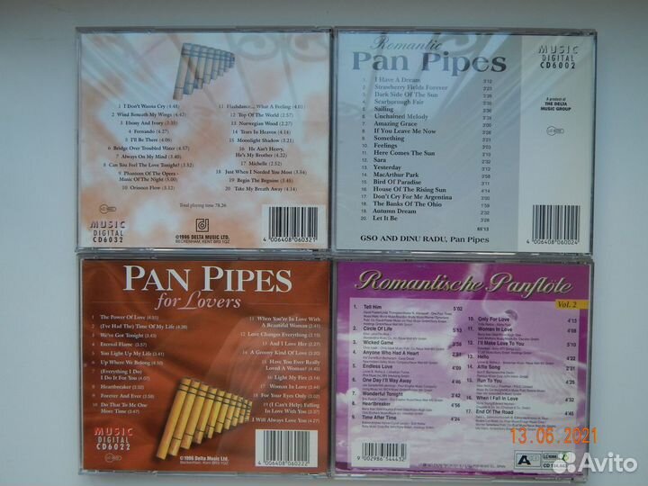 Pan pipes.Панфлейта CD