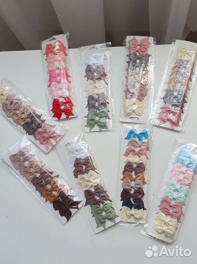 Бантики для волос заколочки