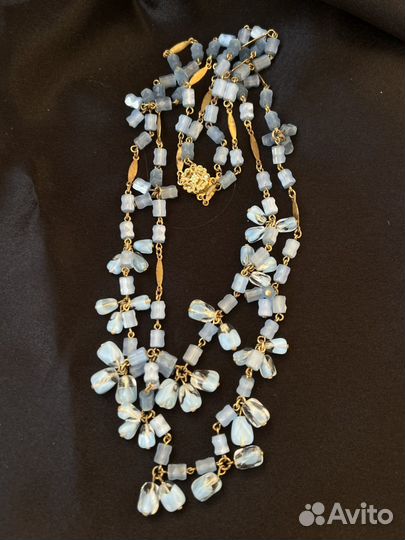 Чешские сатиновые бусы