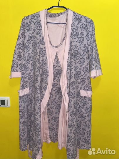 Халат и сорочка для беременных в роддом