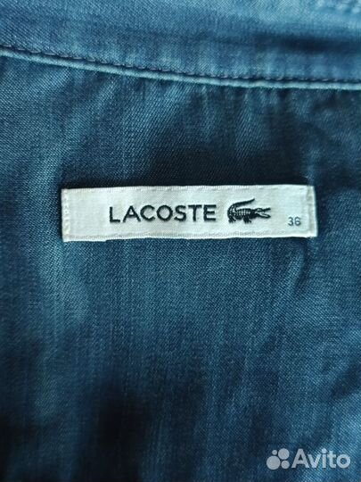 Lacoste (оригинал) джинсовые платье 40-42 XS - S