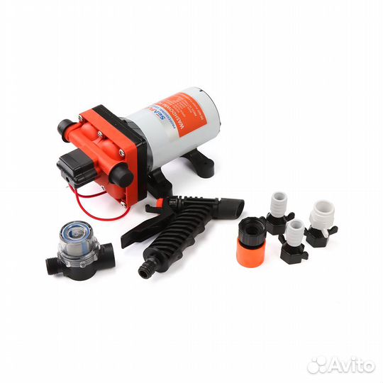 Комплект помывочный SeaFlo,15 л/мин, 4.8BAR, 12V