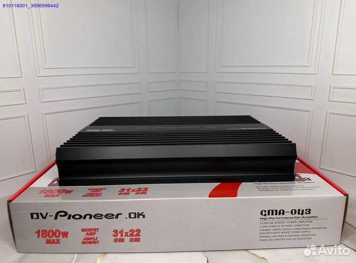 Усилитель Pioneer 043 1800W 31x22 см