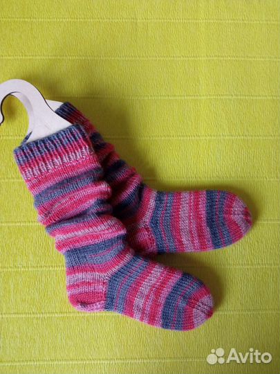 Носки шерстяные детские ручная работа