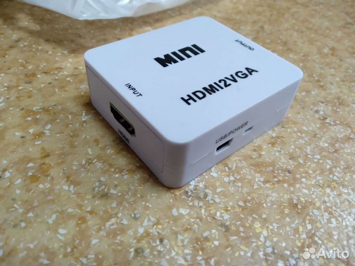 Переходник, адаптер, конвертер hdmi - VGA