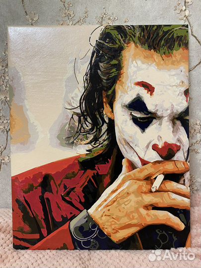 Картина Джокер с сигаретой