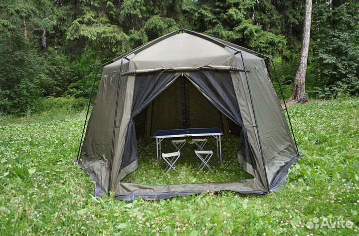 Шатер водостойкий с юбкой (6 - ти гранный)