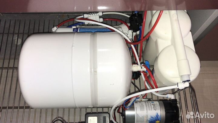 Установка фильтра для воды под мойку