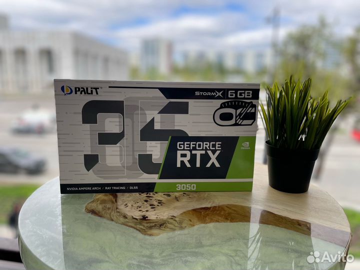 Видеокарта Palit GeForce RTX 3050 StormX OC Новая