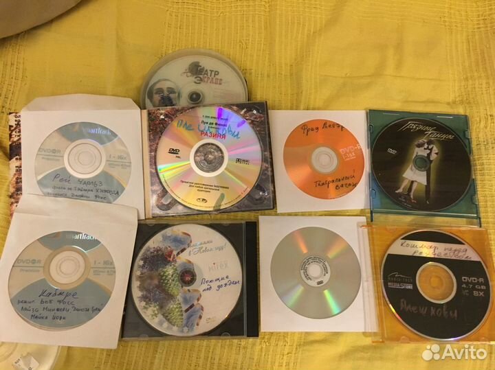 Dvd фильмы, музыка на CD