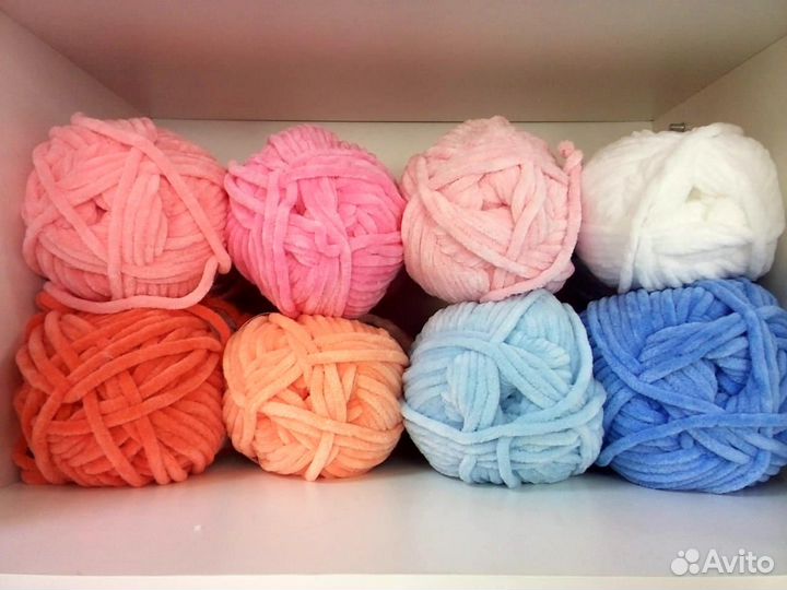 Плюшевая пряжа Долфин бэби