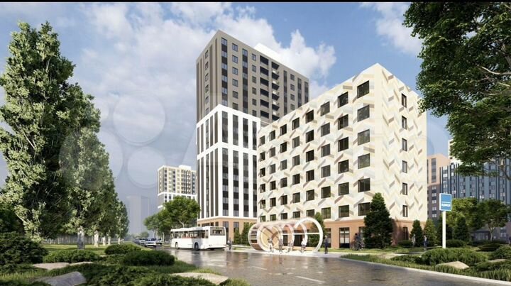 1-к. квартира, 32,9 м², 9/17 эт.