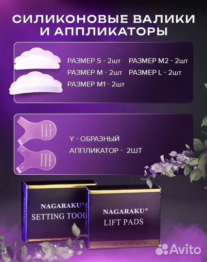 Набор для ламинирования ресниц и бровей