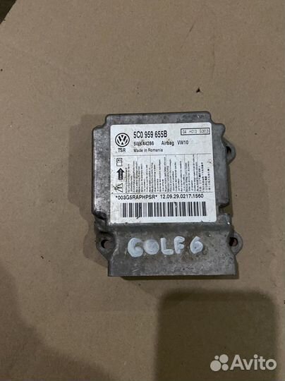 Блок AirBag SRS Volkswagen Golf 6 Yeti