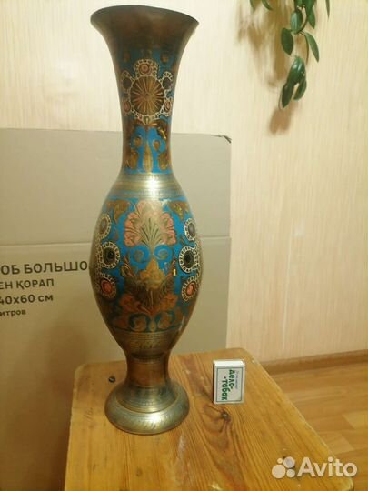 Ваза индия латунь