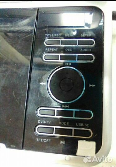 Портативный dvd плеер.Двд не читает только музыку