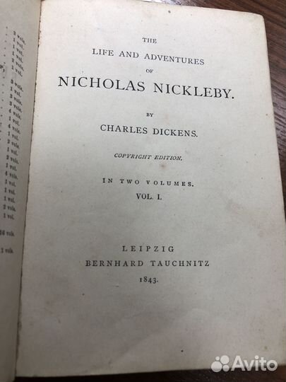 Дикенс 1843 прижизненное издание