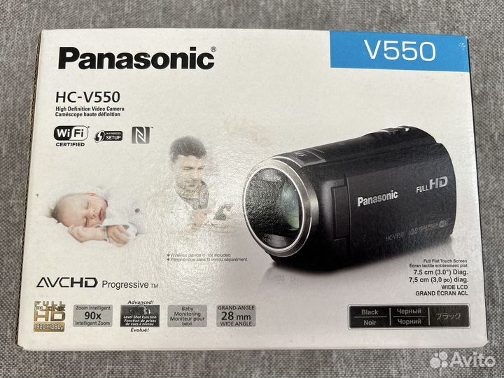 Видеокамера panasonic hc-v550