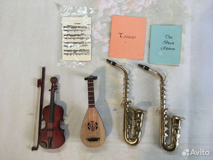 Набор музыкальных инструментов для кукол