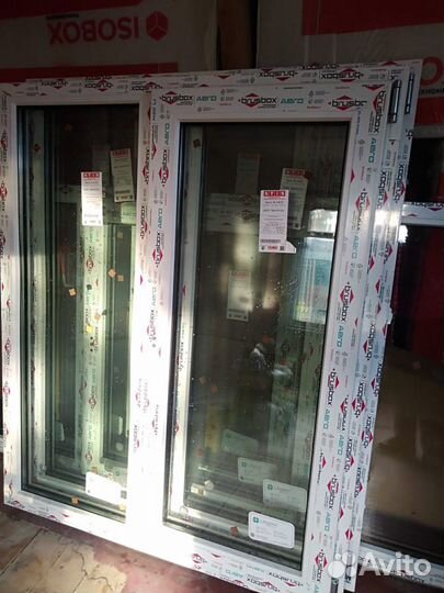 Пластиковое окно С 2 створками № 27.1