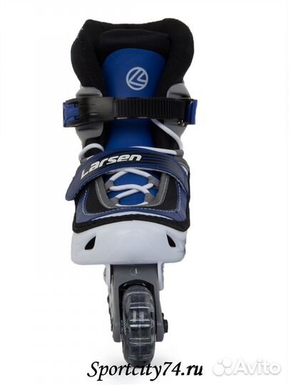 Роликовые коньки раздвижные Larsen Nero синие (31