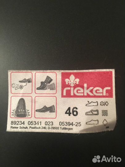Зимние ботинки. rieker