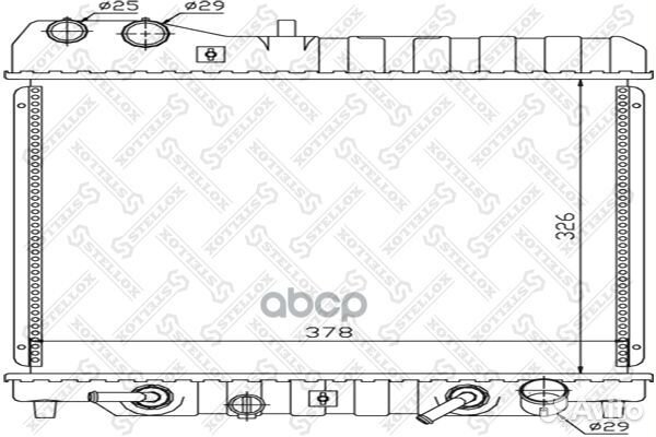 1026668SX радиатор системы охлаждения АКПП Hond
