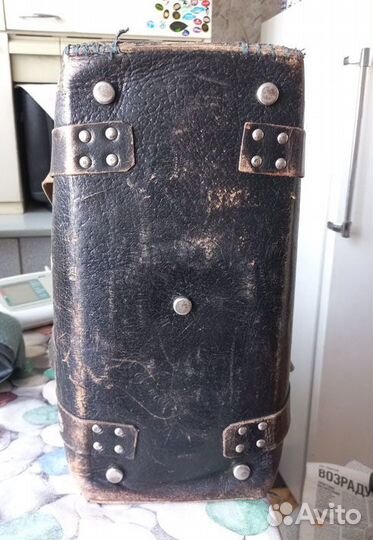 Кофр фотографический кожаный