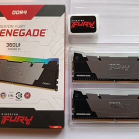 Оперативная память Kingston fury Renegade RGB 32гб