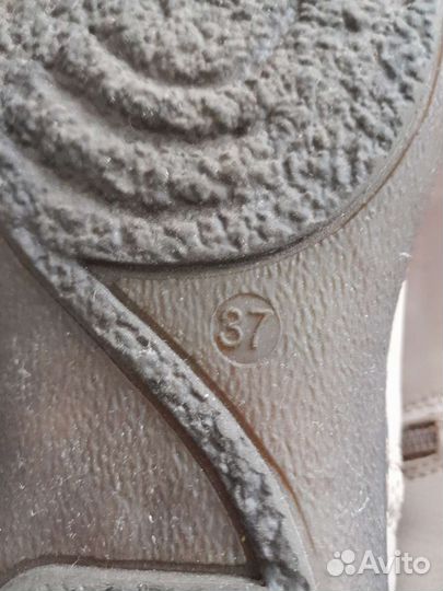 Сапоги кожаные на меху Tervolina