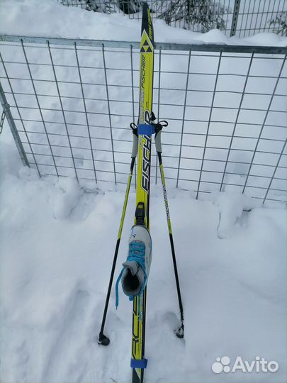 Комплект детских лыж fisher