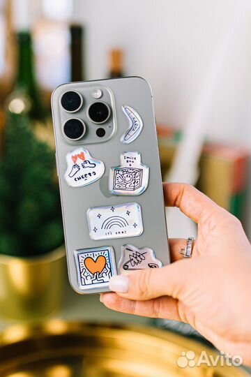 3D Стикеры из эпоксидной смолы оптом