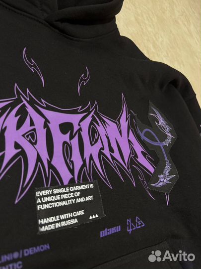 Кастомное Худи Evil Мудзан Nikifilini Клинок